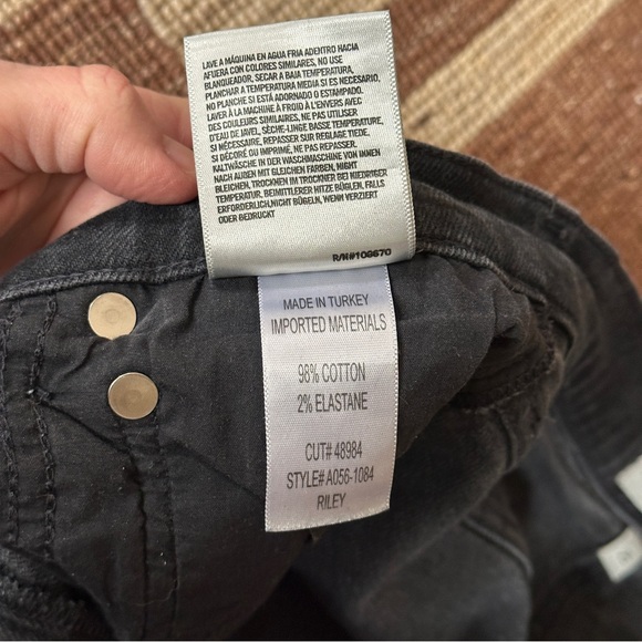 Agolde Riley High Rise Straight Crop Jeans - Picture 9 of 9